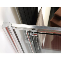 Polysan LUCIS LINE polkruhová sprchová zástena 900x900mm, číre sklo DL3615