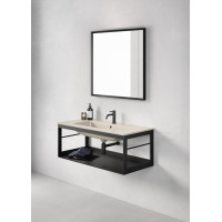 GSI PURA konštrukcia pod umývadlo 82x46cm, čierna mat MSP8228