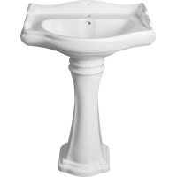 Kerasan RETRO univerzálny keramický stĺp k umývadlám 56, 69, 73cm, biela 107001