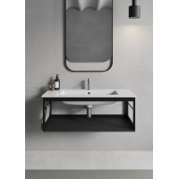 GSI PURA konštrukcia pod umývadlo 102x46cm, čierna mat MSP10228