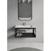 GSI PURA konštrukcia pod umývadlo 82x46cm, čierna mat MSP8228