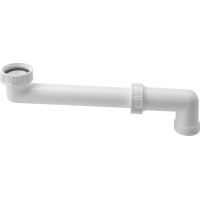 Bruckner Umývadlový odtok šetriaci miesto 5/4", biela 151.180.0