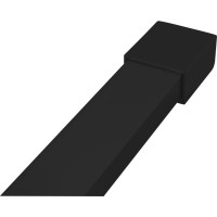 Polysan MODULAR SHOWER BLACK, vzpera kolmá 1200 mm MSBR1B