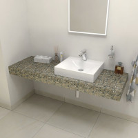 Sapho TAILOR rockstone doska 140x50 cm, prevedenie goliera R TR140R