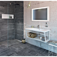 Sapho SKA konzola s policou 900x400x460mm, biela mat SKA113