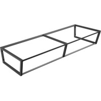 Sapho SKA konzola pod umývadlo/dosku 1200x200x460mm, čierna mat SKA204