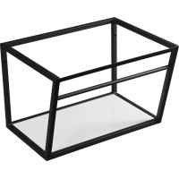 Sapho SKA konzola s policou 600x400x460mm, čierna mat SKA101