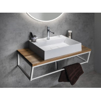 Sapho SKA konzola pod umývadlo/dosku 900x200x460mm, čierna mat SKA203