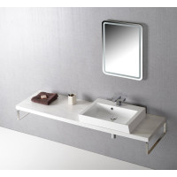 Sapho AVICE doska 180x50cm, dub starobiely AV185