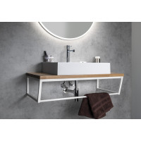Sapho SKA konzola pod umývadlo/dosku 900x200x460mm, čierna mat SKA203