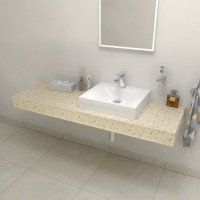 Sapho TAILOR rockstone doska 120x50 cm, prevedenie goliera C TR120C