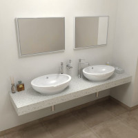 Sapho TAILOR rockstone doska 190x50 cm, prevedenie goliera L TR190L