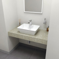 Sapho TAILOR rockstone doska 90x50 cm, prevedenie goliera F TR090F