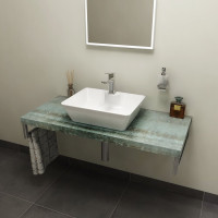 Sapho AVICE doska 100x50cm, aquamarine AV106