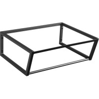 Sapho SKA konzola pod umývadlo 600x200x460mm, čierna mat SKA201