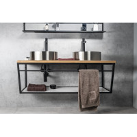 Sapho WOODY doska 1206x28x463mm, masív prírodný dub WDS120-70