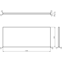 Sapho WOODY doska 1200x28x500mm, masív prírodný dub WD120-70