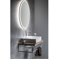 Sapho WOODY doska 906x28x463mm, masív prírodný dub WDS900-70