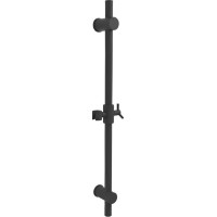 Sapho Sprchová tyč, posuvný držiak, guľatá, 700mm, čierna mat SC015