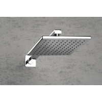 Aqualine Sprchové ramienko hranaté nízke, 404mm, chróm TQ043