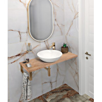 Sapho WOODY doska 900x28x360mm, masív prírodný dub WD096-70