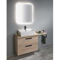 Aqualine VEGA doska pod umývadlo 104x45cm, dub platin VG710