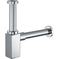 Sapho Umývadlový sifón 5/4", odpad 32mm, hranatý, chróm SI411