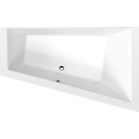 Polysan TRIANGL R asymetrická vaňa 180x120x50cm, biela 20611