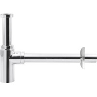 Aqualine Umývadlový sifón 5/4", odpad 32mm okrúhly, chróm CV1003