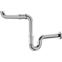 Omp Tea HANDICAP umývadlový sifón šetriaci miesto 5/4" odpad 32mm, chróm 126.013.5H
