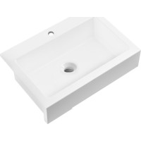 Sapho ARYA keramický drez s otvorom pre batériu 86x62 cm, biela 50186