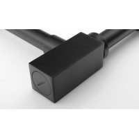 Sapho Umývadlový sifón 5/4", odpad 32mm, hranatý, čierna mat SI415