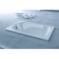 SMAVIT Smaltovaná vaňa 105x65cm, biela V105X65