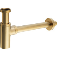 Sapho Umývadlový sifón 5/4", odpad 32mm, okrúhly, zlato mat SI519