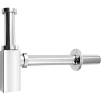 Aqualine Umývadlový sifón 5/4", odpad 32mm hranatý, chróm CV1004