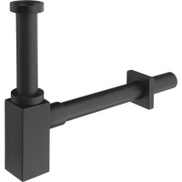 Sapho Umývadlový sifón 5/4", odpad 32mm, hranatý, čierna mat SI415
