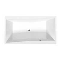 Polysan QUEST obdĺžniková vaňa 180x100x49cm, biela mat 78511.11