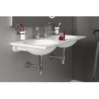 Aqualine Umývadlový sifón 5/4", odpad 32mm okrúhly, chróm CV1003