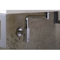 Omp Tea QUASAR umývadlový sifón šetriaci miesto, 5/4" odpad 32mm, chróm 811.215.5.K