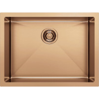 Sapho ZENITH nerezový drez 60x45cm, meď mat ZN6045PG