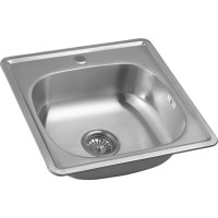 Aqualine Nerezový vstavaný drez 48x18x48 cm AQ4848B