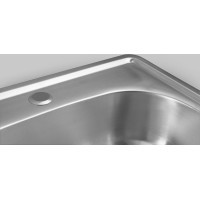 Aqualine Nerezový vstavaný drez 48x18x48 cm AQ4848B
