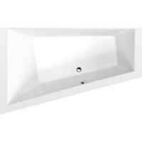 Polysan TRIANGL L asymetrická vaňa 180x120x50cm, biela 19611