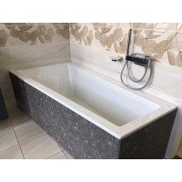 Polysan ANDRA L SLIM asymetrická vaňa 170x90x45cm, biela 81111S