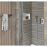 Polysan INSERTA zapustená polica do obkladu, 510x270mm, liaty mramor, biela 1301-53