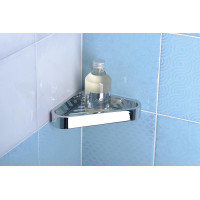 Gedy SMART rohová polica do sprchy, 170x30x170mm, chróm 3283