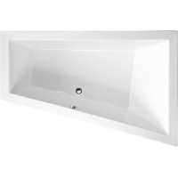 Polysan TRIANGL R SLIM asymetrická vaňa 180x120x50cm, biela 20611S