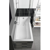 Aqualine DÚBRAVA obdĺžniková vaňa 160x70x42cm, biela A1670
