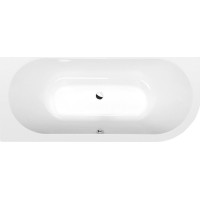 Polysan VIVA L SLIM asymetrická vaňa 185x80x47cm, biela 72099S
