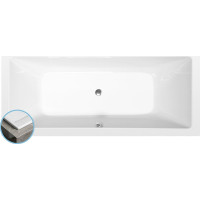 Polysan KRYSTA SLIM obdĺžniková vaňa 180x70x39cm, biela 72906S